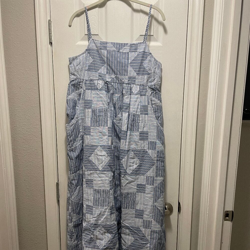 Sea New Work Helmi Striped Shirting Midi Dress - Picture 9 of 16
